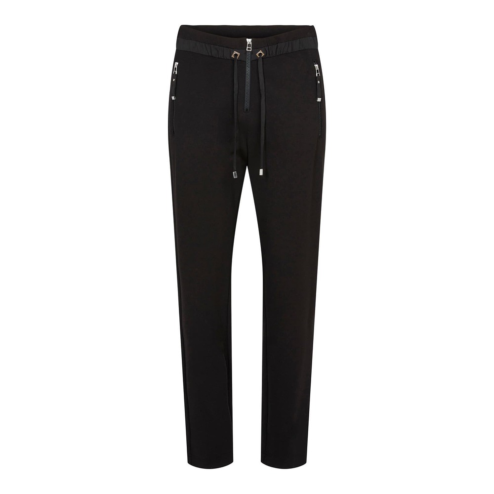 Women's Black Pants Size 14 I'CONA Athleisure Stretchy Athletic Straight Leg NWT